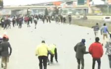 Police lob tear gas as goons stone Gachagua’s convoy