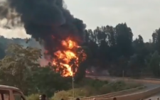 Petroleum tanker explodes at Mahigaini on Karatina–Nyeri Highway