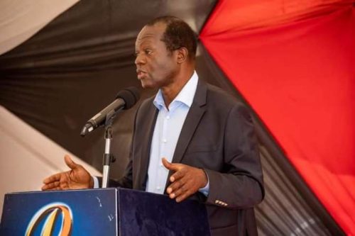 Former Jubilee Secretary General Raphael Tuju during a past presser: PHOTO/@JubileePartyK/X