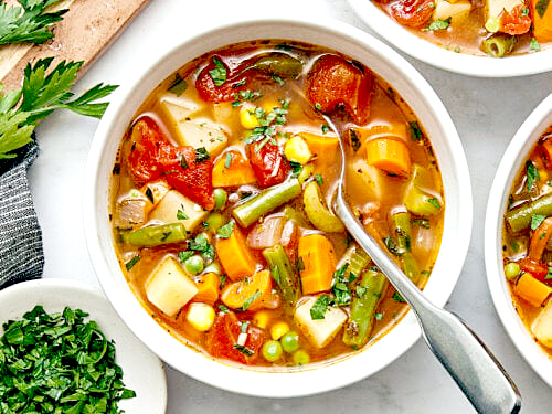 Vegetable soup for the win. PHOTO/Nailantei Norari