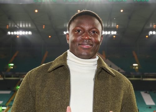 Footballer Victor Wanyama poses for a photo in Celtic: PHOTO/https:/facebook.com/WanyamaV