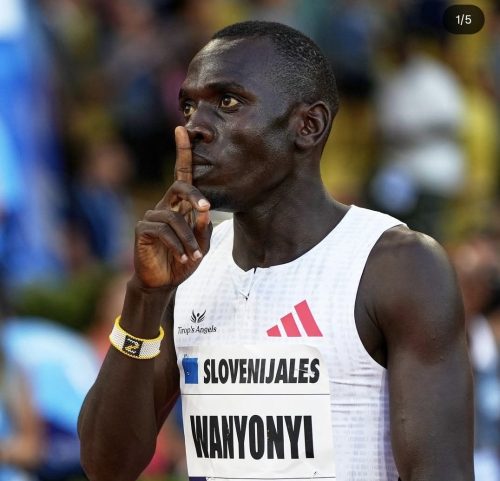 Emmanuel Wanyonyi after winning 800m Diamond League in Zurich: PHOTO/acebook.com/profile.php?id=61550263757316