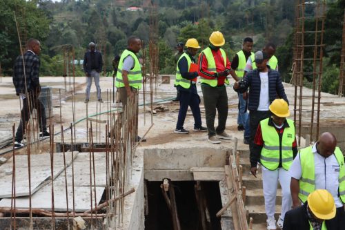 The National Assembly Committee on Sports and Culture during their inspection visit of the Wundanyi Resource Cultural and Youth Centre on Friday, August 15, 2025. PHOTO/https://web.facebook.com/ParliamentKE