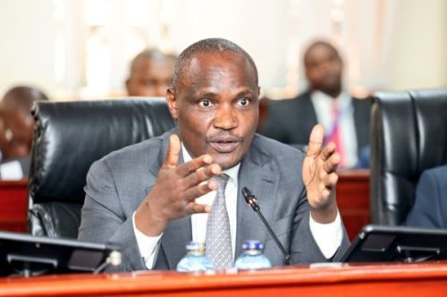National Treasury Cabinet Secretary, John Mbadi at a past event. PHOTO/@KeTreasury/X