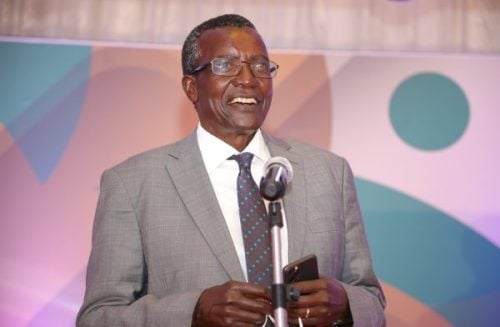 Former Chief Justice David Maraga speaking during a past press briefing in Nairobi. Maraga has been outspoken in questioning the source of staggering amounts of money displayed at what government officials call ‘economic empowerment’ events. PHOTO/@dkmaraga/X