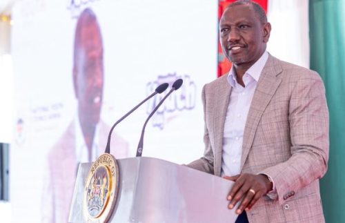 President William Ruto during a past function. PHOTO/https://www.facebook.com/williamsamoei/photos