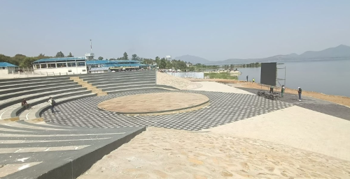 Homa Bay County's lakefront amphitheatre. PHOTO/https://web.facebook.com/GladysWanga043