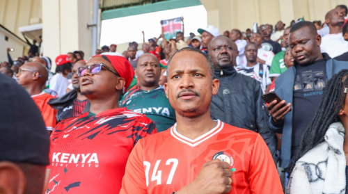 Embakasi East MP Babu Owino interacts with fans at the Kasarani Stadium on August 22, 2025. PHOTO/https://web.facebook.com/babuowinongili