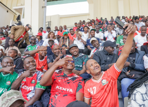 Embakasi East MP Babu Owino interacts with fans at the Kasarani Stadium on August 22, 2025. PHOTO/https://web.facebook.com/babuowinongili