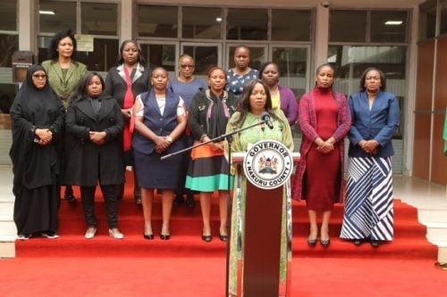 Nakuru Governor Susan Kihika launches task force to investigate child sex trade in Mai Mahiu. PHOTO/@susankihika/X