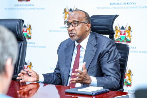Health CS Aden Duale during past meeting: PHOTO/@HonAdenDuale/X