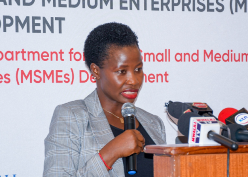 Principal Secretary in the State Department for Micro, Small and Medium Enterprises Development, Susan Mang’eni,