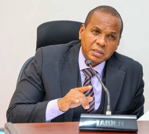 Tana River Senator Danson Mungatana during a past media presser. PHOTO/https://www.facebook.com/danson.mungatana.98