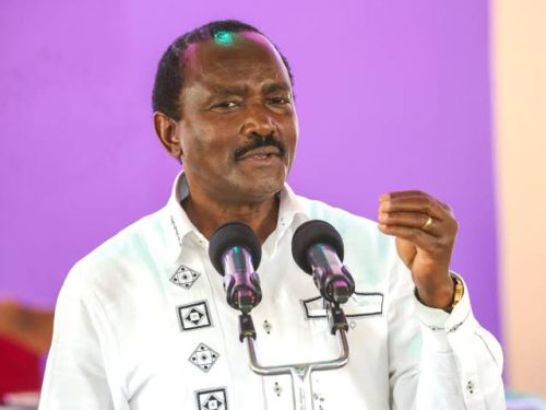 Wiper Party leader Kalonzo Musyoka has denied dialogue posibilities with Kenya Kwanza regime. PHOTO/PD