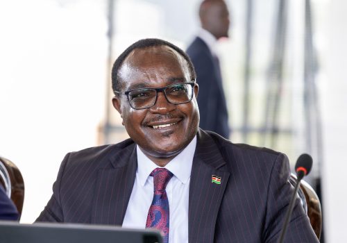 Cabinet Secretary for Education Julius Ogamba at a past function. PHOTO/@juliusogamba_/X