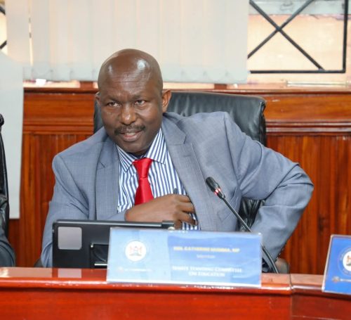 Nyamira Senator Okong’o Omogeni during a past media presser: PHOTO/https://www.facebook.com/okongo.mogeni.14
