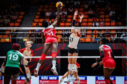 Malkia strikers in Action