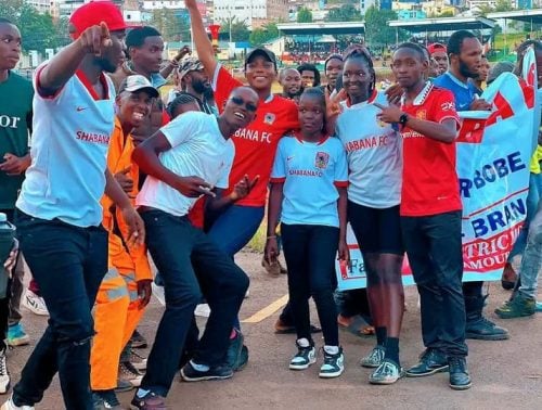 Shabana FC fans in a past football match at Kenyatta Stadium in Machakos County. PHOTO/https://www.facebook.com/profile.php?id=100064062847712
