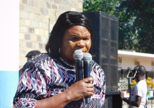 Collette Suda speaks during a past public function. PHOTO/@ProfCSuda/X