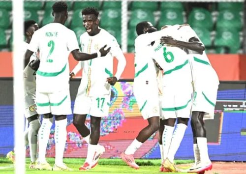 Defending champions Senegal narrowly edged Nigeria in their Group D opener on Tuesday evening. Photo/https://www.cafonline.com/caf-african-nations-championship/news/senegal-edge-nigeria-to-begin-chan-2024-title-defence-with-hard-fought-win/