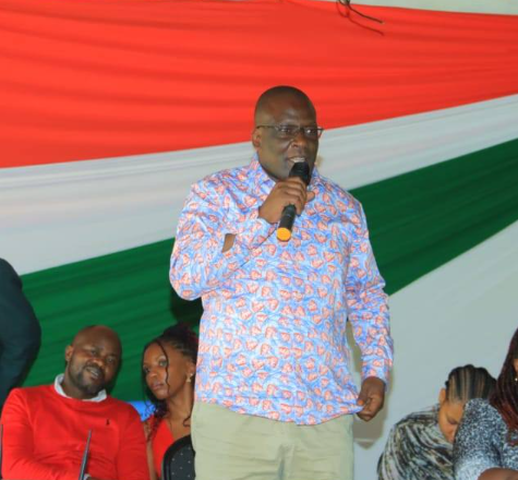 Nyatike MP Tom Odege speaks during a past public function. PHOTO/https://web.facebook.com/tom.odege