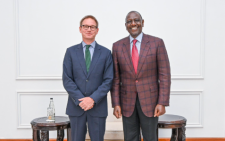 Ruto bids farewell to British High Commissioner Neil Wigan