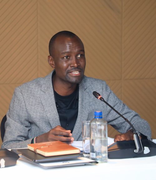 Bomet Senator Hillary Sigei, during a Senate retreat in Kiambu County, to receive submissions from the County Assemblies Forum (CAF). PHOTO/https://www.facebook.com/ParliamentKE