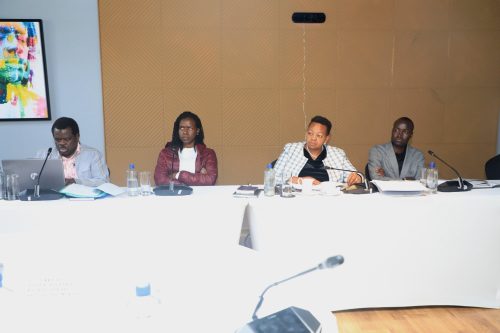 Senate’s Standing Committee on Justice, Legal Affairs and Human Rights, during a retreat in Kiambu County, to receive submissions from the County Assemblies Forum (CAF). PHOTO/https://www.facebook.com/ParliamentKE
