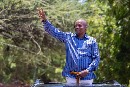 Kindiki during the Economic Empowerment Engagement in Wajir on Saturday, September 27, 2025. PHOTO/https://www.facebook.com/Kithure Kindiki
