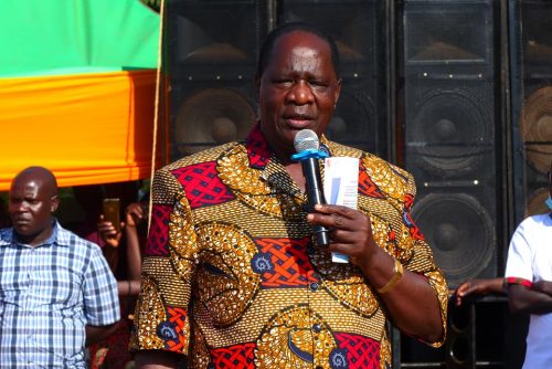 Former Rongo MP Dalmas Otieno during a past event: PHOTO/https://www.facebook.com/Governordalmasotieno