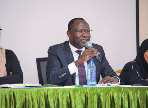 EBC Chairperson Erastus Ethekon during the meeting with PPLC: PHOTO/facebook.com/IEBCKenya