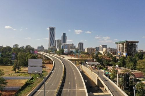 Part of Nairobi as seen from the Expressway. PHOTO/@mojaexpressway/X