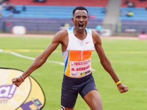 Nicholas Kebenei during a past event. PHOTO/@OlympicsKe/X