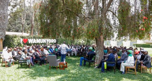 Gachagua meets over 200 aspirants gunning for the DCP Party Ticket in the 2027 General Elections. PHOTO/@rigathi/X
