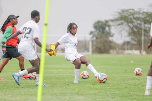 Rising Starlets train ahead of qualifiers. PHOTO/@StarletsKE/X