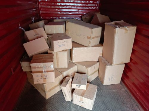 Fake calculators seized in Nairobi raid. PHOTO/@ACA_Kenya/X