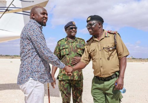 Murkomen during the Jukwaa la Usalama forum in El Wak, Mandera, on September 23, 2025. PHOTO/@kipmurkomen/X