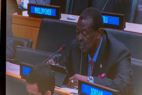 Musalia Mudavadi during the 49th Annual Meeting of the Group of 77 and China in New York. PHOTO/@MusaliaMudavadi/X