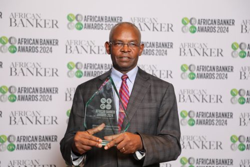 CBK Governor Kamau Thugge receives the Central Bank Governor of the Year award from African Banker magazine on May 29, 2024. PHOTO/@CBKKenya/X