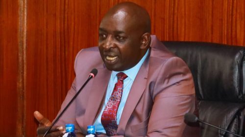 Embakasi North Member of Parliament James Gakuya during a past event: PHOTO/facebook.com/profile.php?id=100064363642451