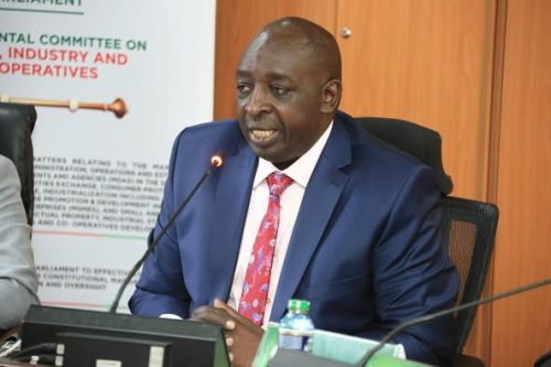 Embakasi North MP James Gakuya speaks during a past event. PHOTO/https://www.facebook.com/ParliamentKE