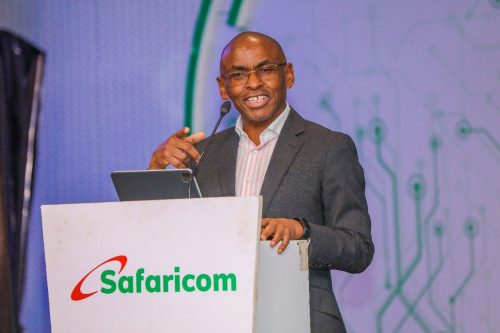 Safaricom CEO Peter Ndegwa during a past event. PHOTO/@SafaricomPLC/X