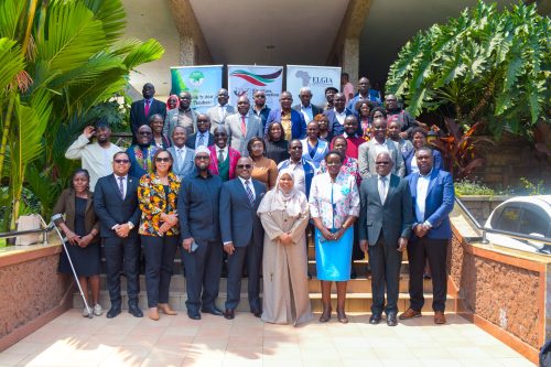 IEBC, led by Vice Chairperson Fahima Araphat Abdallah, OGW, during the high-level round-table meeting with Civil Society Organizations on September 2, 2025. PHOTO/@IEBCKenya/X