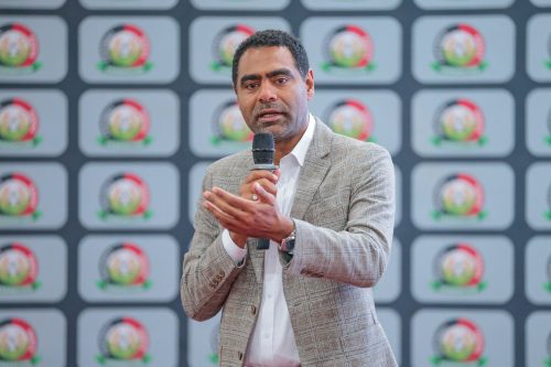 FKF President Hussein Mohammed during a past event: PHOTO/@husseinmoha/X