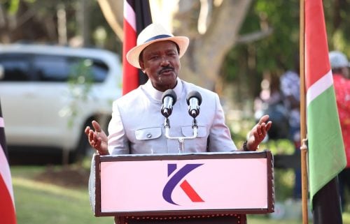 Wiper and Patriotic Front leader Kalonzo Musyoka during a past presser: PHOTO/facebook.com/kalonzomusyoka