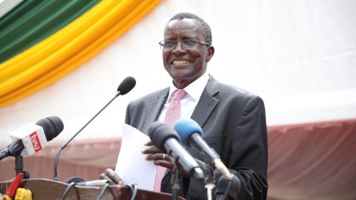 Former Chief Justice David Maraga during a past presser: PHOTO/@dkmaraga/X