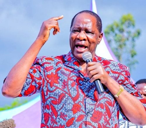 Former Rongo MP Dalmas Otieno during a past event: PHOTO/https://www.facebook.com/Governordalmasotieno