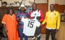 Raila bids farewell to Harambee Stars striker Ryan Ogam as he leaves for Austria