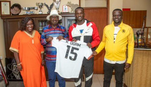 Raila Odinga meeting Ryan Wesley Ogam and his family on Friday September 12, 2025. PHOTO/@RailaOdinga/X