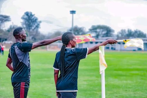 FKF Premier League referees undergoing PET sessions in Nairobi ahead of new season. PHOTO/https://www.facebook.com/100054206910852/posts/pfbid0U9fqUv8YtkHM7brnHaRhYG88eis1rTcWeQsj999VdUHkv4WaUzFu4oUQ9gzGntyKl/?app=fbl